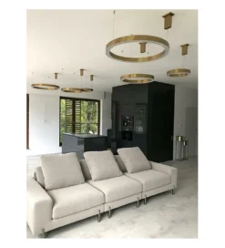 Lampa wisząca RING 60 cm złota*Zona-Design New