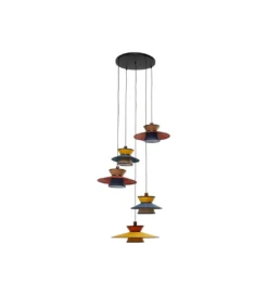 Lampa wisząca RIVA 87 cm wielokolorwy*KDesign Clearance