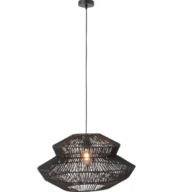 Lampa wisząca ROPEAN 33 cm czarna*J-Line Clearance