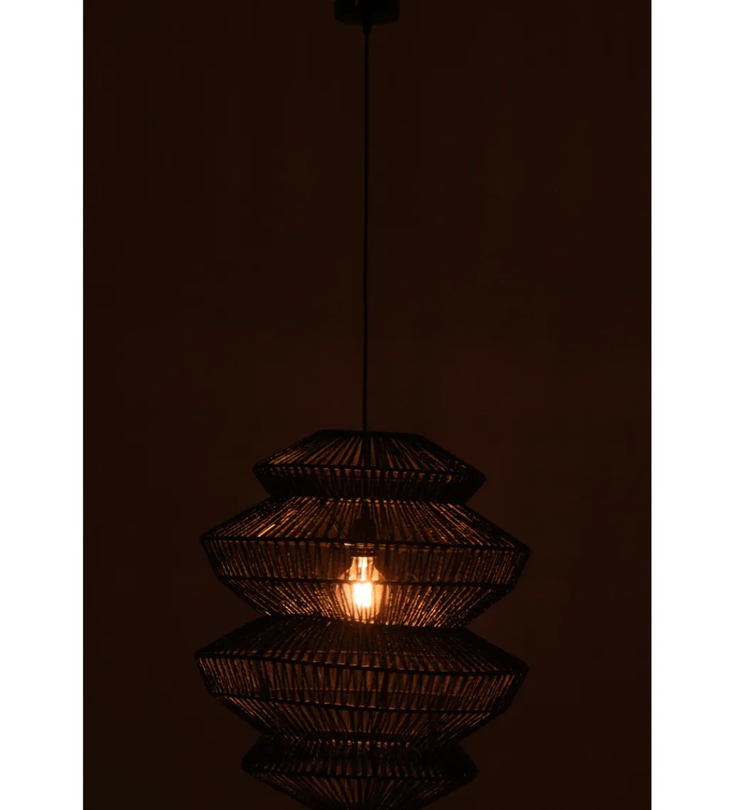 Lampa wisząca ROPEAN 57 cm czarna*J-Line Outlet