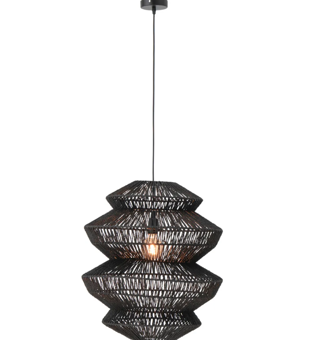 Lampa wisząca ROPEAN 57 cm czarna*J-Line Outlet