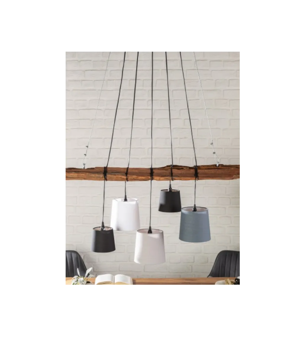 Lampa wisząca Saint-Louis 115 cm drewno driftowe*Invicta Interior