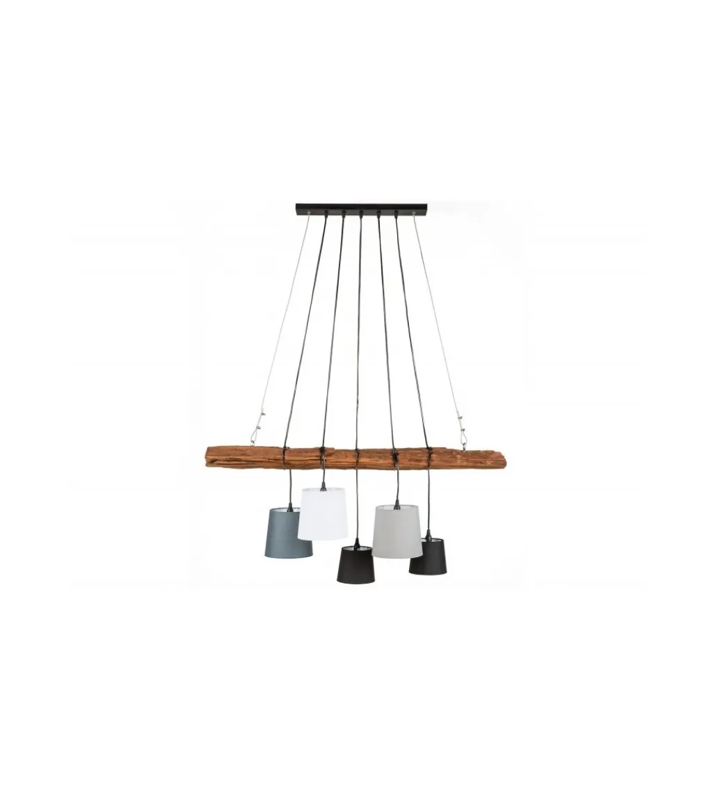 Lampa wisząca Saint-Louis 115 cm drewno driftowe*Invicta Interior