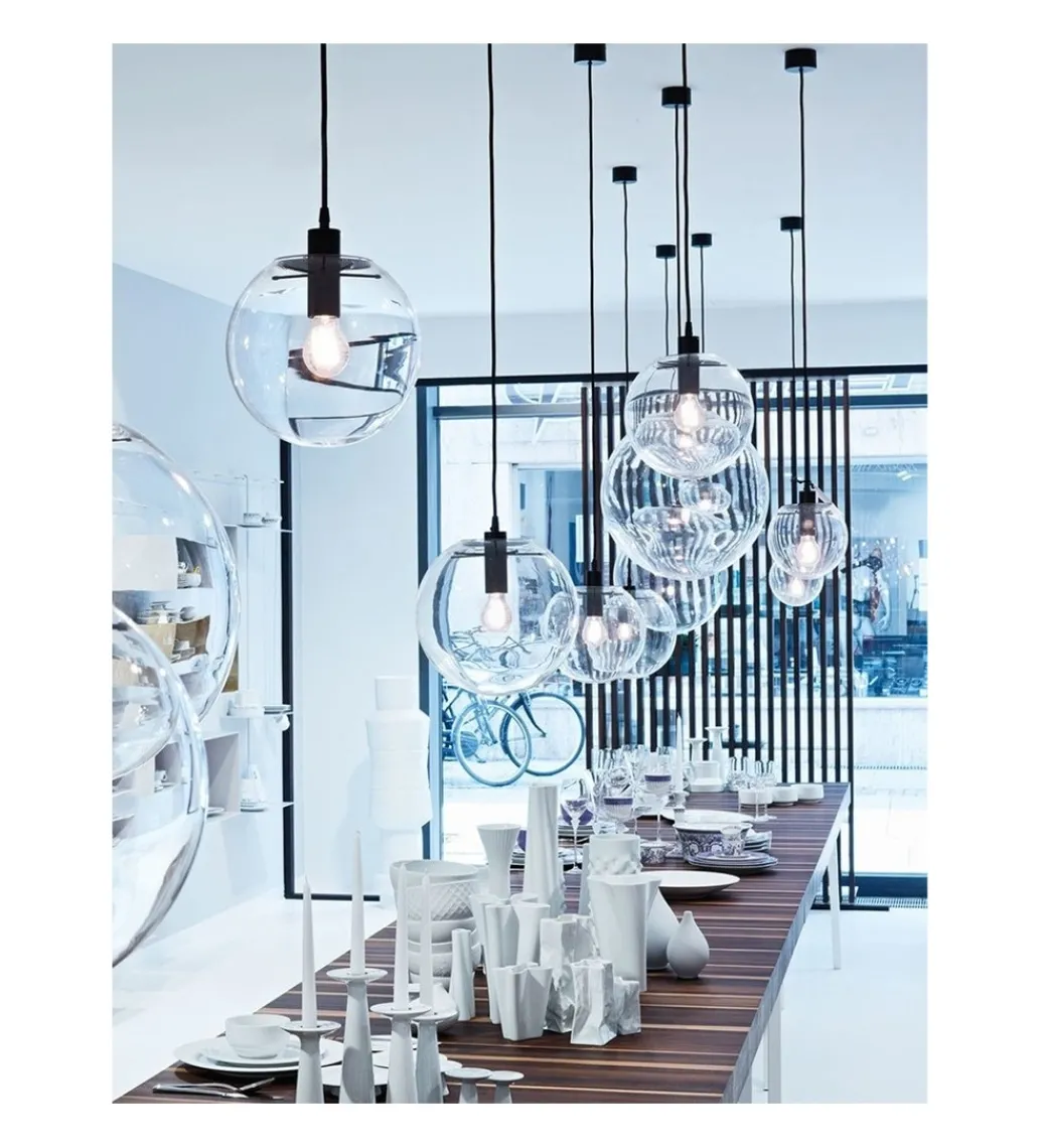 Lampa wisząca SANDRA 40 cm trasnparentny*Zona-Design Online