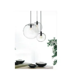 Lampa wisząca SANDRA 40 cm trasnparentny*Zona-Design Online
