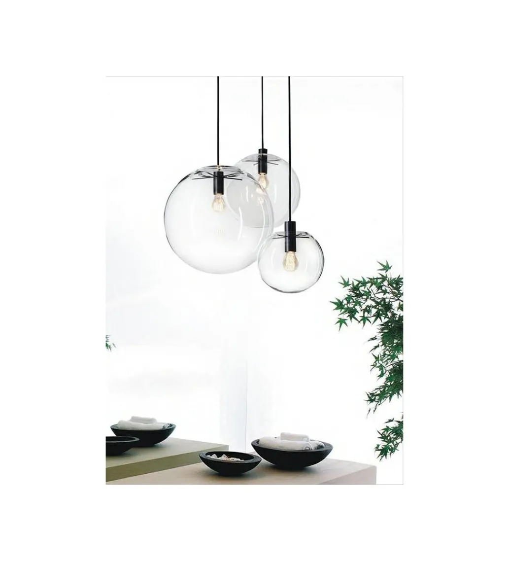 Lampa wisząca SANDRA 40 cm trasnparentny*Zona-Design Online