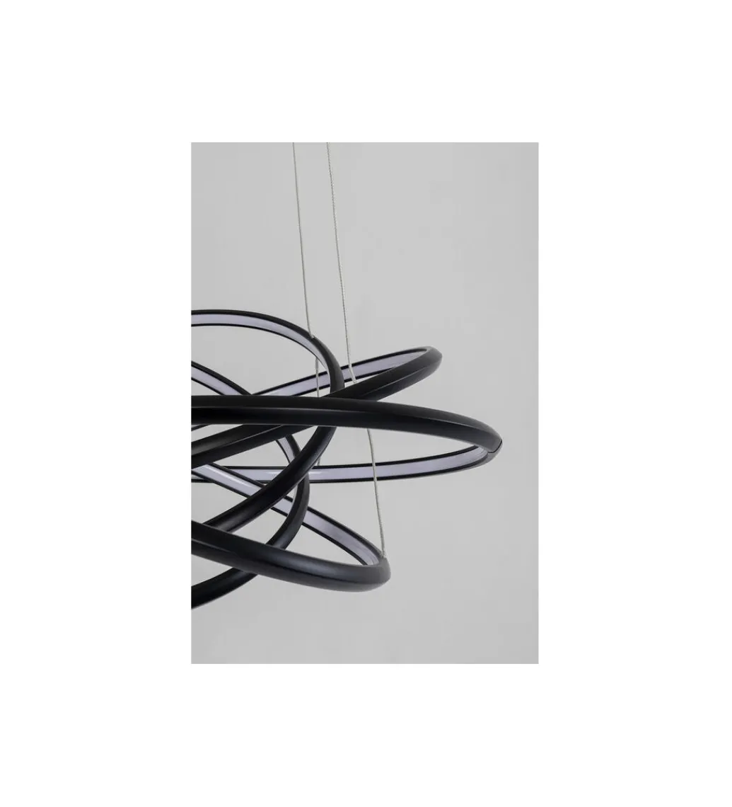 Lampa wisząca SATURN 72 cm czarna*KDesign Clearance