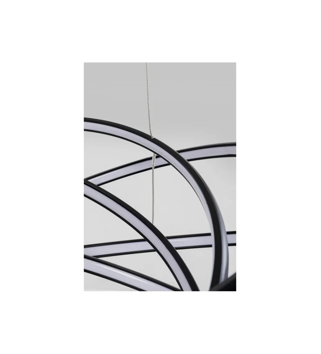 Lampa wisząca SATURN 72 cm czarna*KDesign Clearance