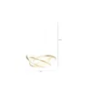 Lampa wisząca SATURN LED 75 cm złota*KDesign Outlet