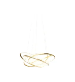 Lampa wisząca SATURN LED 75 cm złota*KDesign Outlet