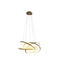 Lampa wisząca SATURN LED 75 cm złota*KDesign Outlet