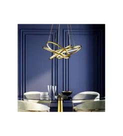 Lampa wisząca SATURN LED 75 cm złota*KDesign Outlet