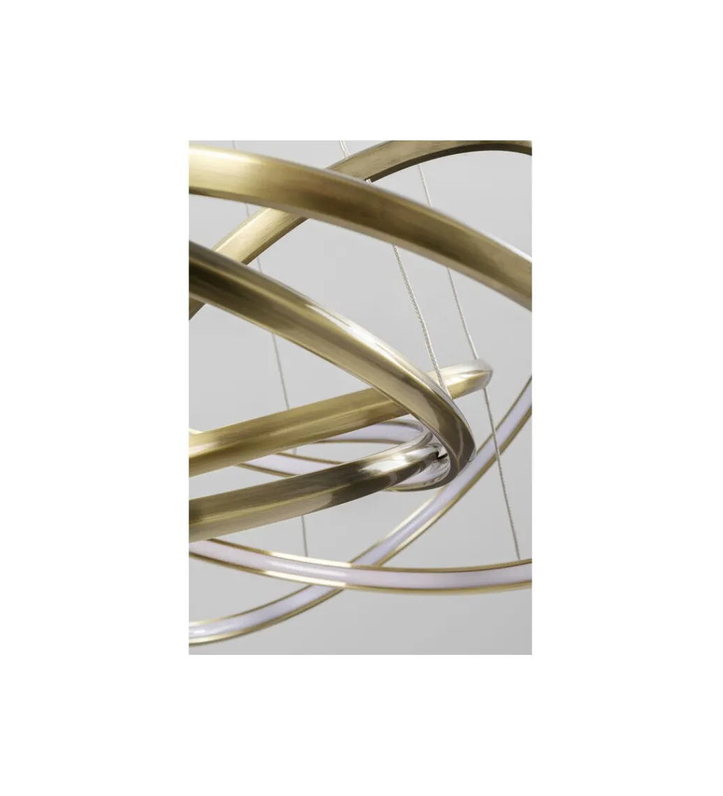 Lampa wisząca SATURN LED 75 cm złota*KDesign Outlet