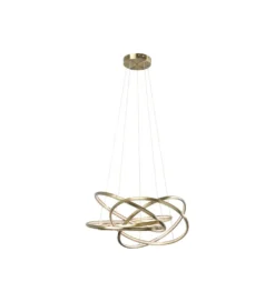 Lampa wisząca SATURN LED 75 cm złota*KDesign Outlet