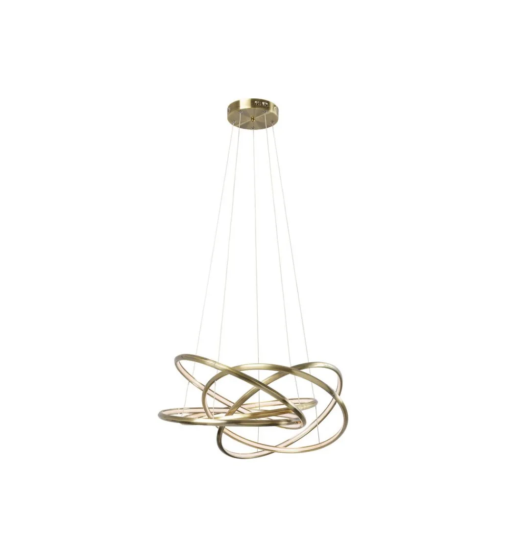 Lampa wisząca SATURN LED 75 cm złota*KDesign Outlet
