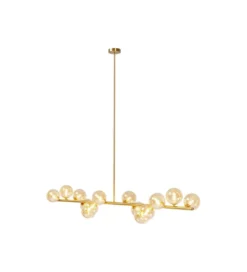 Lampa wisząca Scala Balls Brass 150 cm złota*KDesign Discount