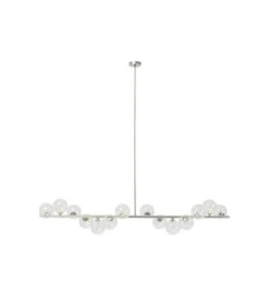 Lampa Wisząca Scala Balls Brass 155 Cm srebrna*KDesign Discount