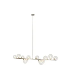 Lampa Wisząca Scala Balls Brass 155 Cm srebrna*KDesign Discount