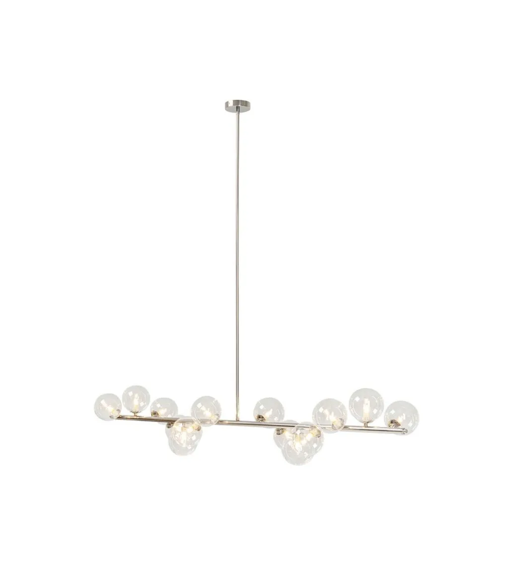 Lampa Wisząca Scala Balls Brass 155 Cm srebrna*KDesign Discount