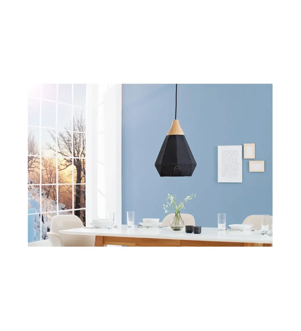 Lampa wisząca Scandinavia I czarna*Invicta Interior Online