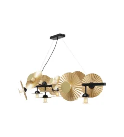 Lampa wisząca Soles 140 cm złota*KDesign Hot