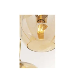 Lampa wisząca SPHERE AMBER 45 cm złota*KDesign Discount