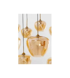 Lampa wisząca SPHERE AMBER TEN 160 cm złota*KDesign Online