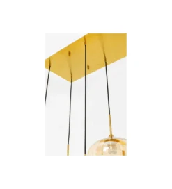 Lampa wisząca SPHERE AMBER TEN 160 cm złota*KDesign Online
