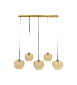 Lampa wisząca SPHERE FIVE 160 cm złota*KDesign Online