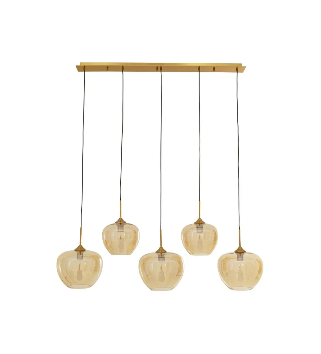 Lampa wisząca SPHERE FIVE 160 cm złota*KDesign Online