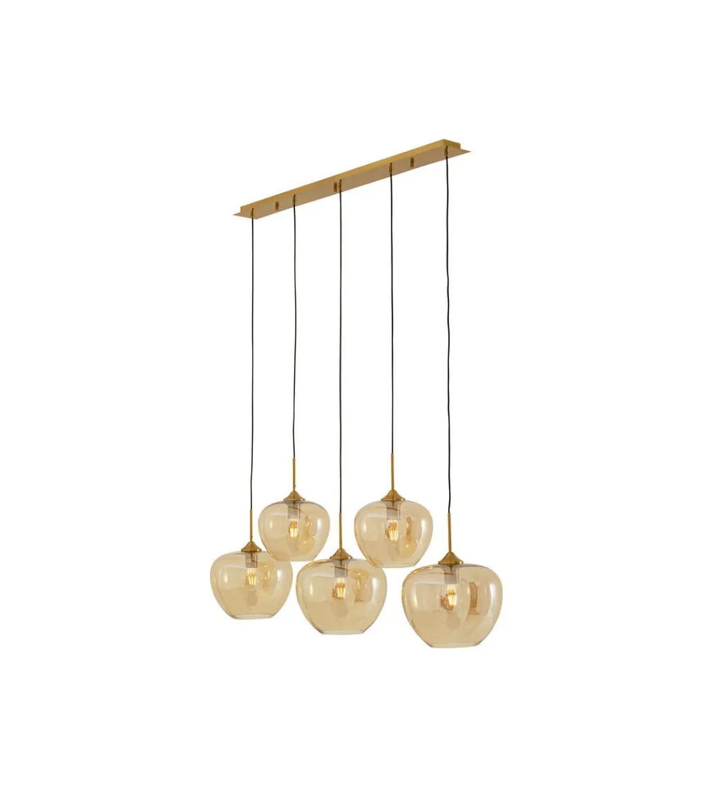 Lampa wisząca SPHERE FIVE 160 cm złota*KDesign Online
