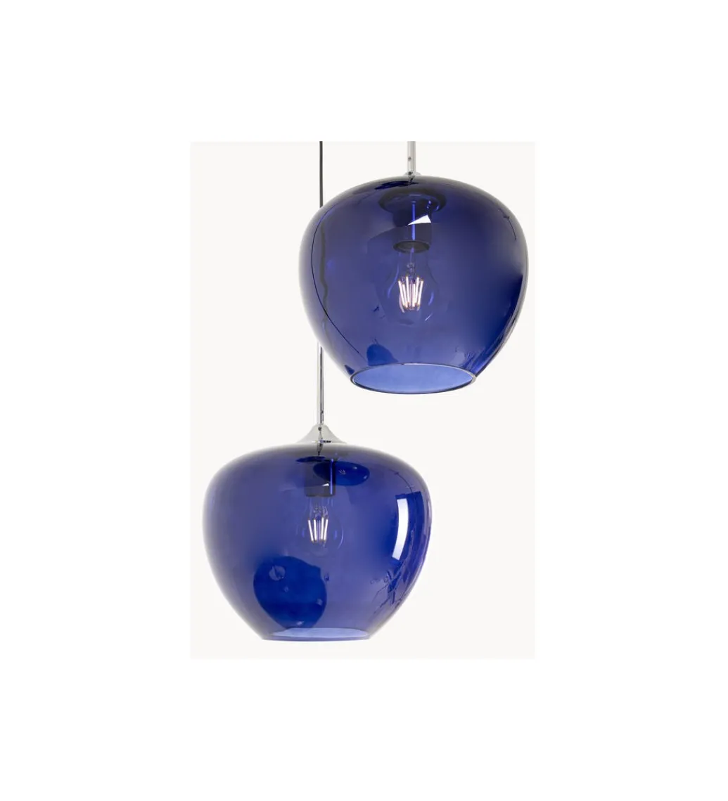 Lampa wisząca SPHERE NIGHT 45 cm niebieska*KDesign Sale