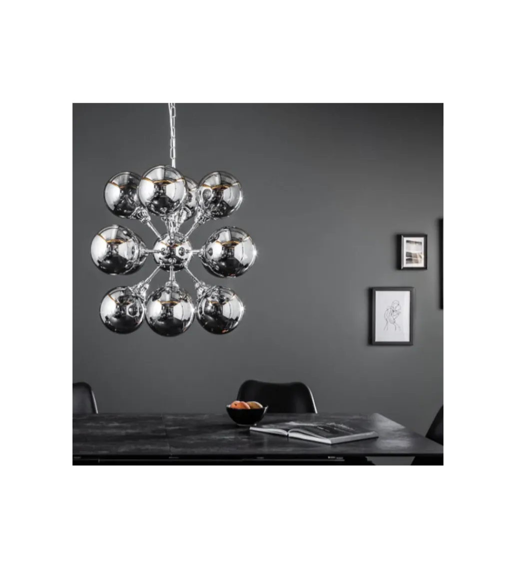 Lampa wisząca STARS 72 cm srebrna*Invicta Interior - przedsprzedaż Clearance