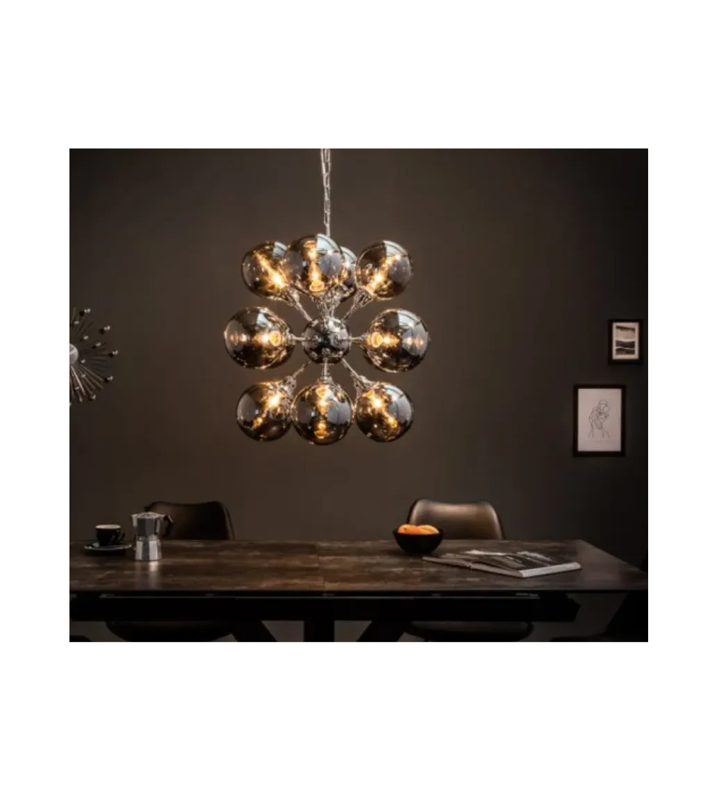 Lampa wisząca STARS 72 cm srebrna*Invicta Interior - przedsprzedaż Clearance