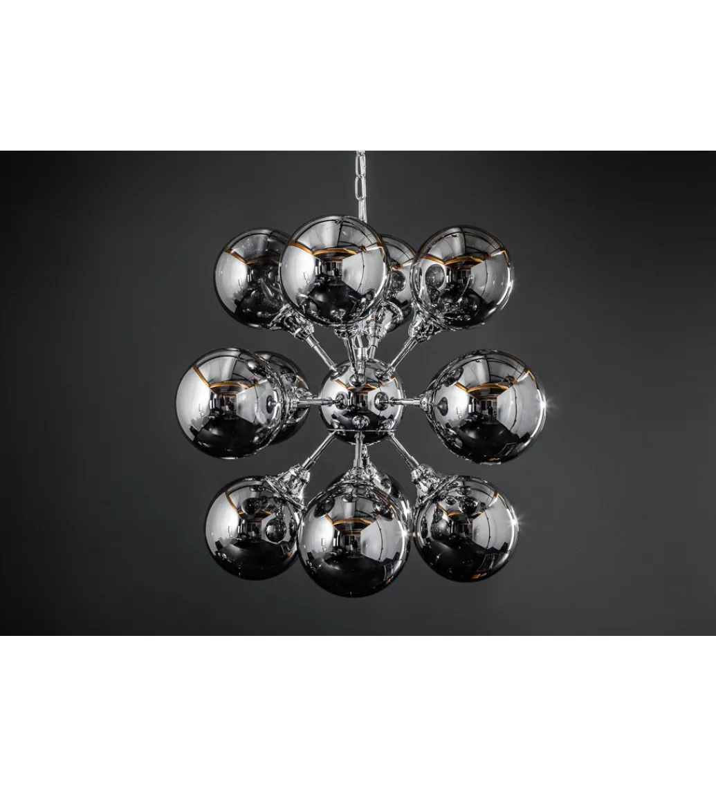 Lampa wisząca STARS 72 cm srebrna*Invicta Interior - przedsprzedaż Clearance
