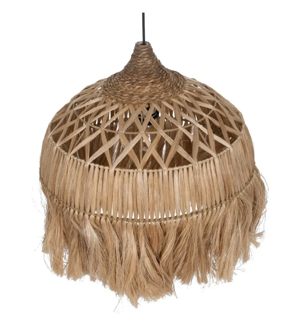 Lampa wisząca SUFRI 50 cm Naturalne włókno*DENZO Discount