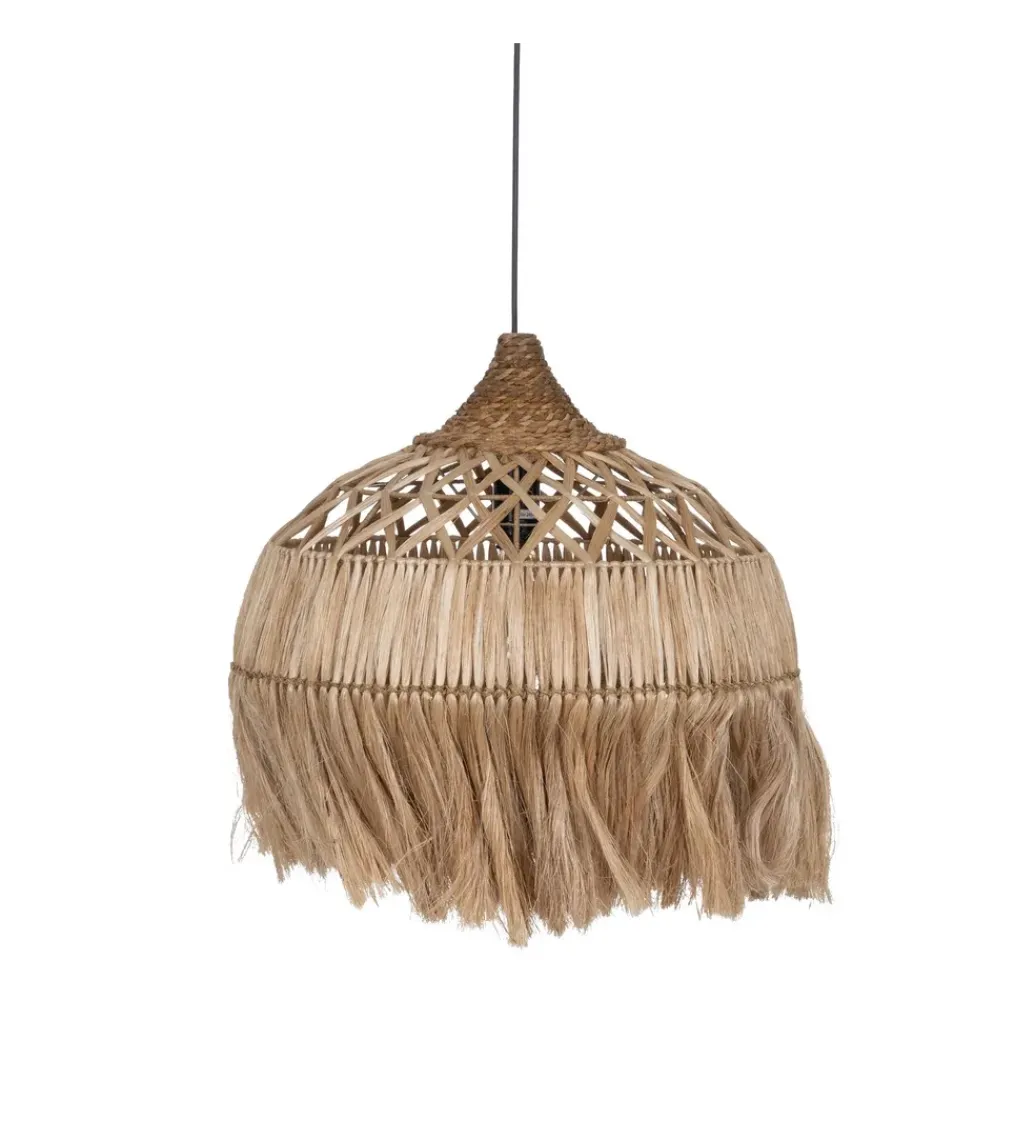 Lampa wisząca SUFRI 50 cm Naturalne włókno*DENZO Discount