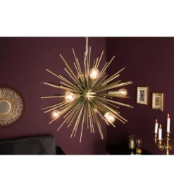 Lampa wisząca Sunlight 50 cm mosiężna*Invicta Interior Outlet