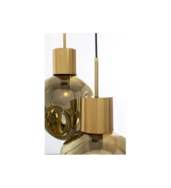 Lampa wisząca SUPERNOVA AMBER TRE 45 cm złota*KDesign Online