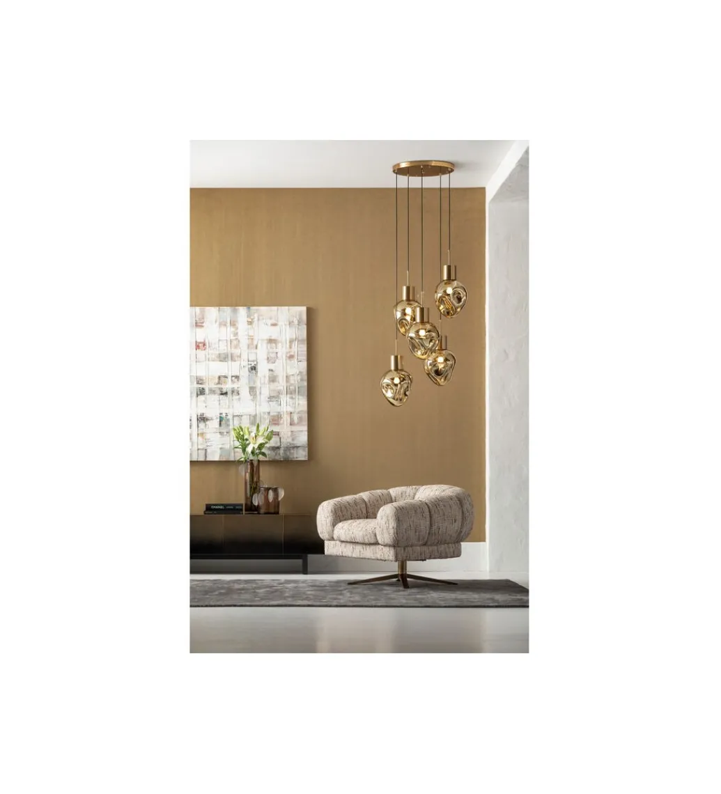 Lampa wisząca SUPERNOVA AMBER CINQUE 50 cm*KDesign Online