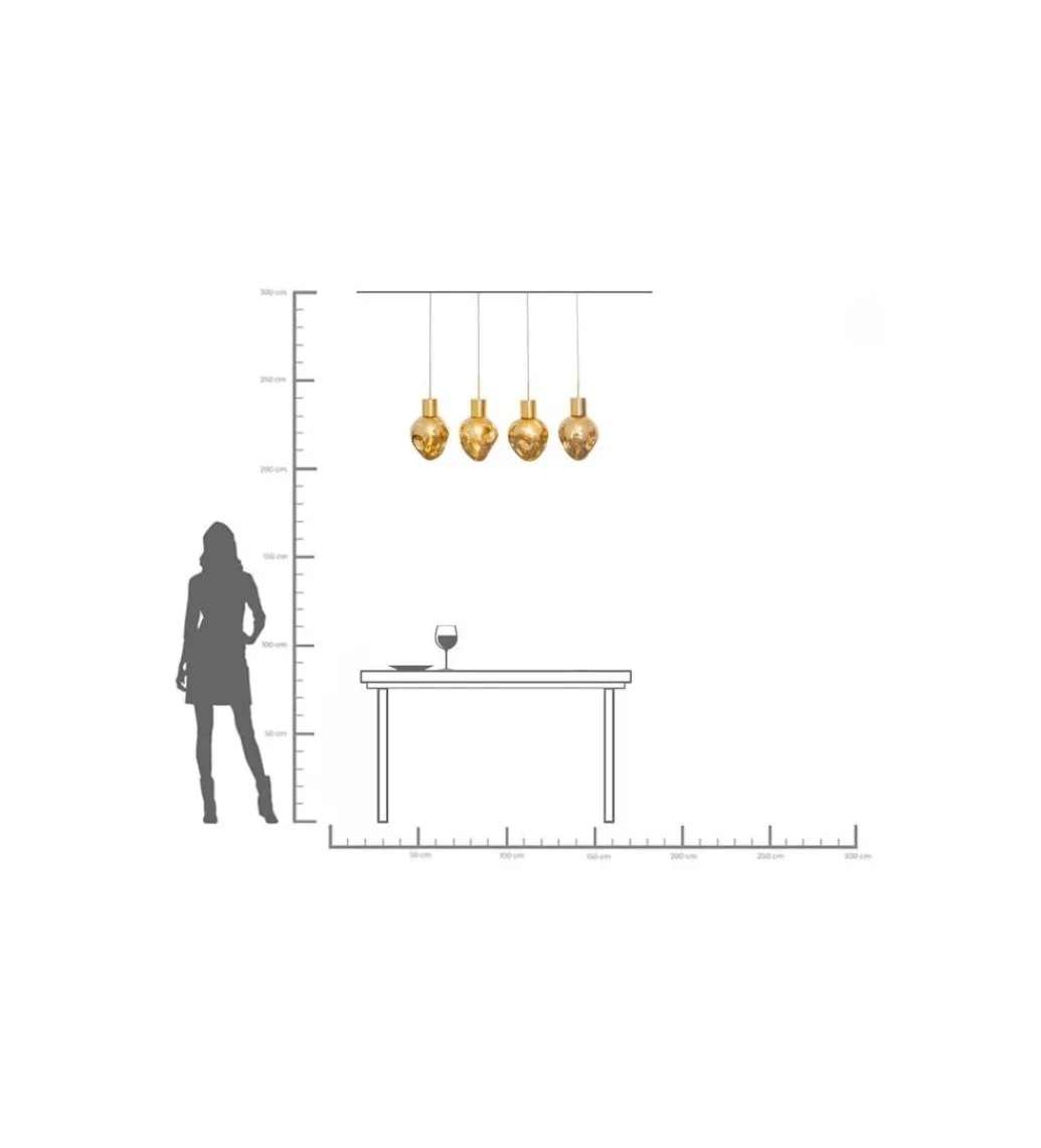 Lampa wisząca SUPERNOVA AMBER 110 cm*KDesign Online