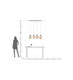 Lampa wisząca SUPERNOVA 120 cm smoky*KDesign New