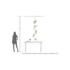 Lampa wisząca SYMPHONY chromowana*KDesign Outlet