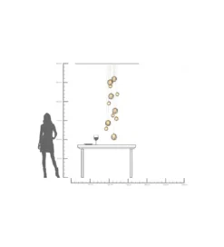 Lampa wisząca SYMPHONY chromowana*KDesign Outlet