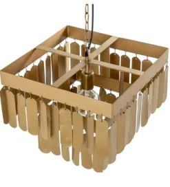 Lampa wisząca TECHO 40 cm złota*Exclusivas Hot