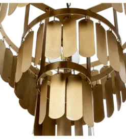 Lampa wisząca TECHO 45 cm złota*Exclusivas Best