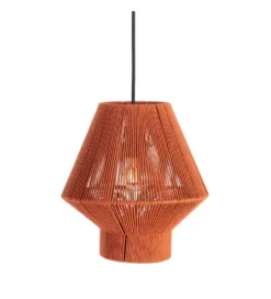 Lampa wisząca TEJA 25 cm lina papierowa ceglasty*Zona-Design Hot