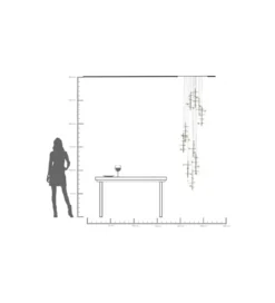 Lampa wisząca TRAPEZ 280 cm*KDesign Clearance
