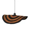 Lampa wisząca WRENKMA 75 cm pomarańczowo czarna*Zona-Design New