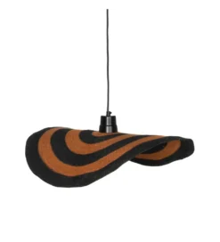 Lampa wisząca WRENKMA 60 cm pomarańczowo czarna*Zona-Design Online
